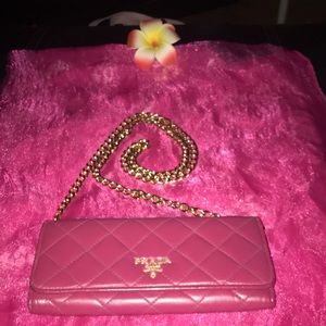 Authentic Classic Quilted PRADA crossbody bag